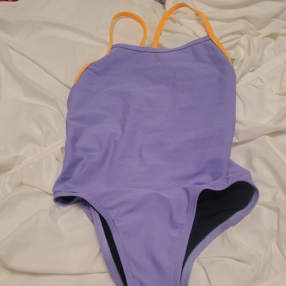 Jolyn PERRY size 28, Lilac Color With Orange And Pink Straps